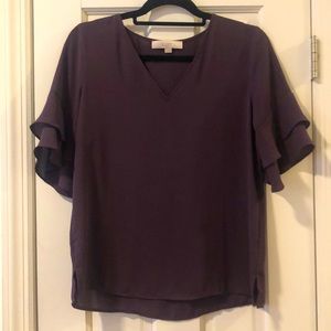 Flowy purple blouse